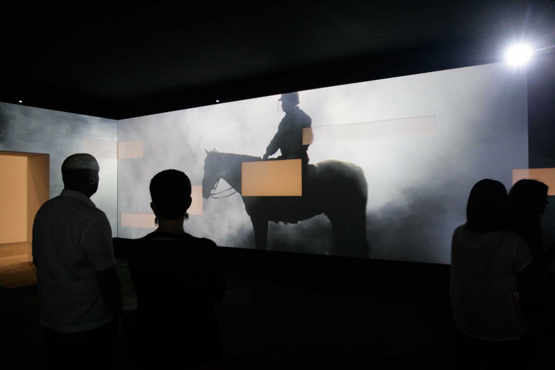 Art 41 Unlimited, 2010: The video installation "Frontier", 2009, by Doug Aitken