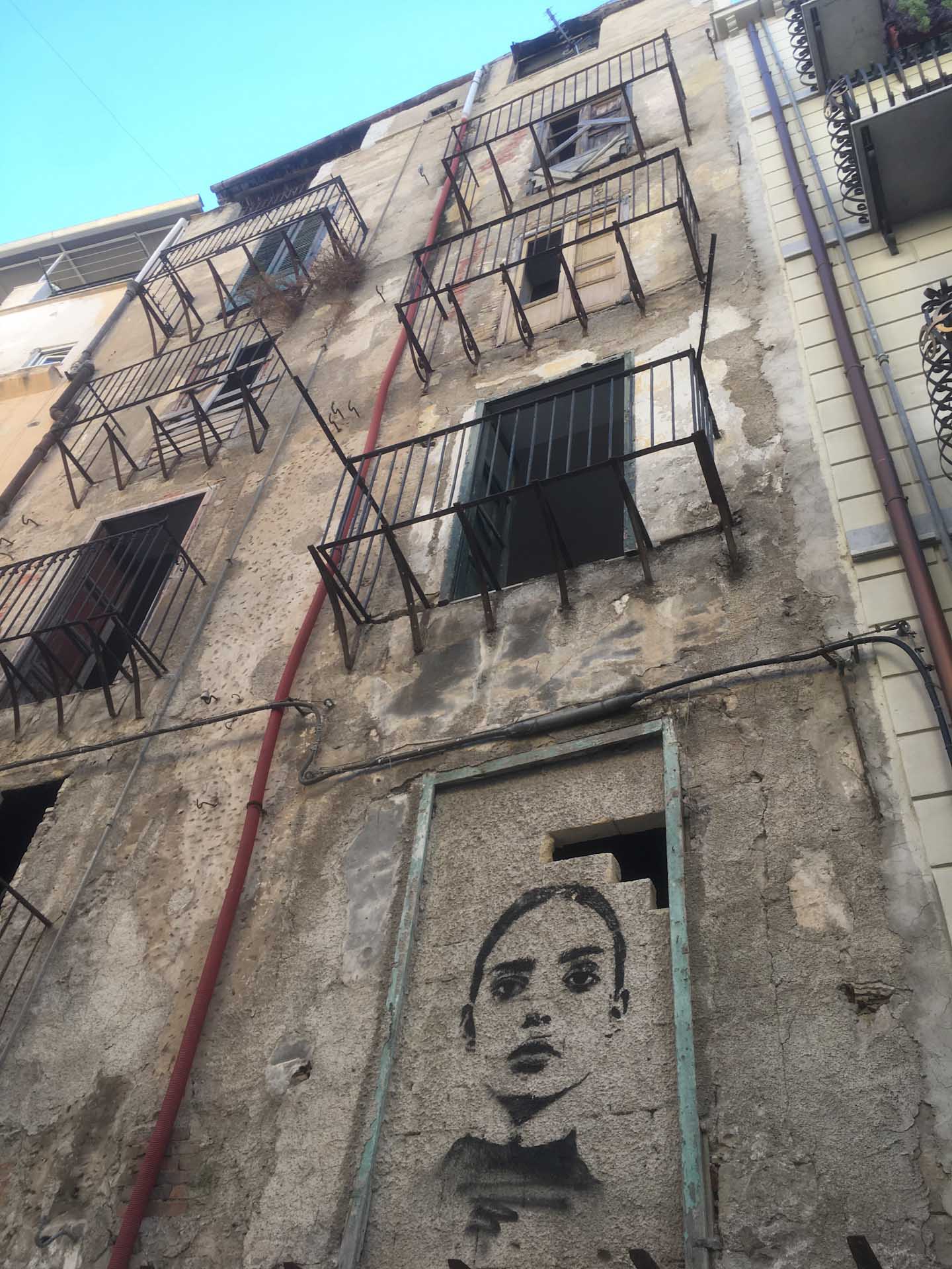 Graffiti in Palermo.