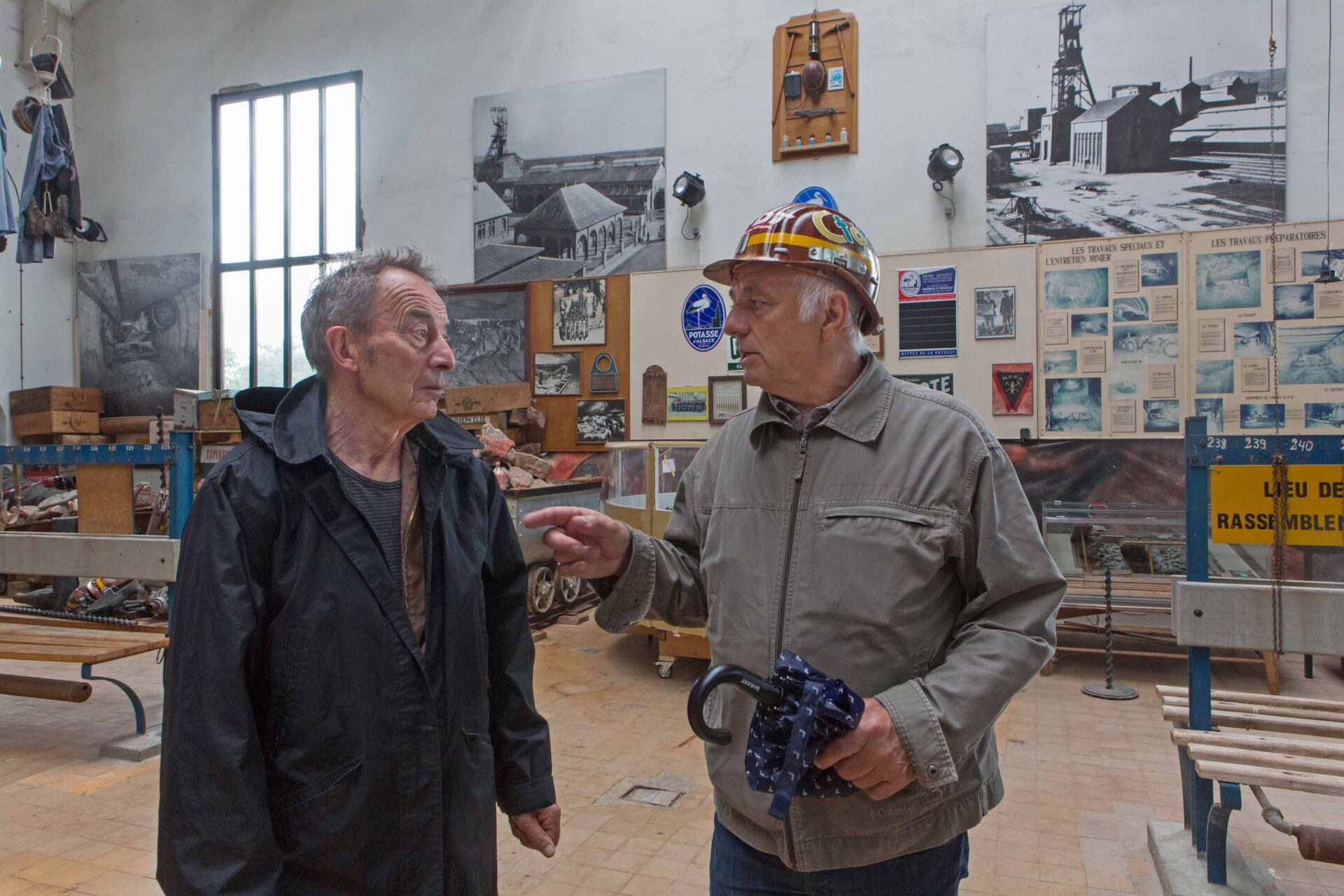 Campaigner Yann Flory, left, and former miner Jean-Pierre Hecht, who says he feels ‘betrayed’.