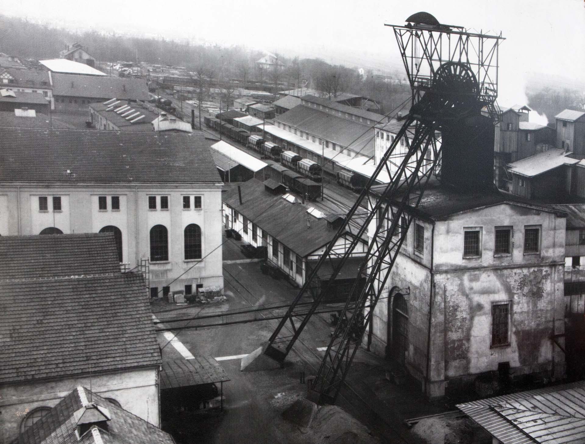 Historical photo of Stocamine, Wittelsheim, Alsace.