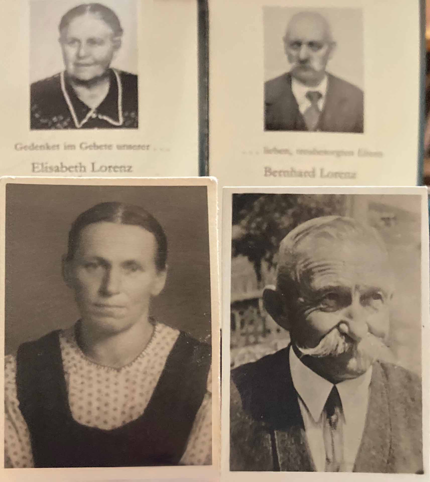 The grandparents of Ewald Lorenz.